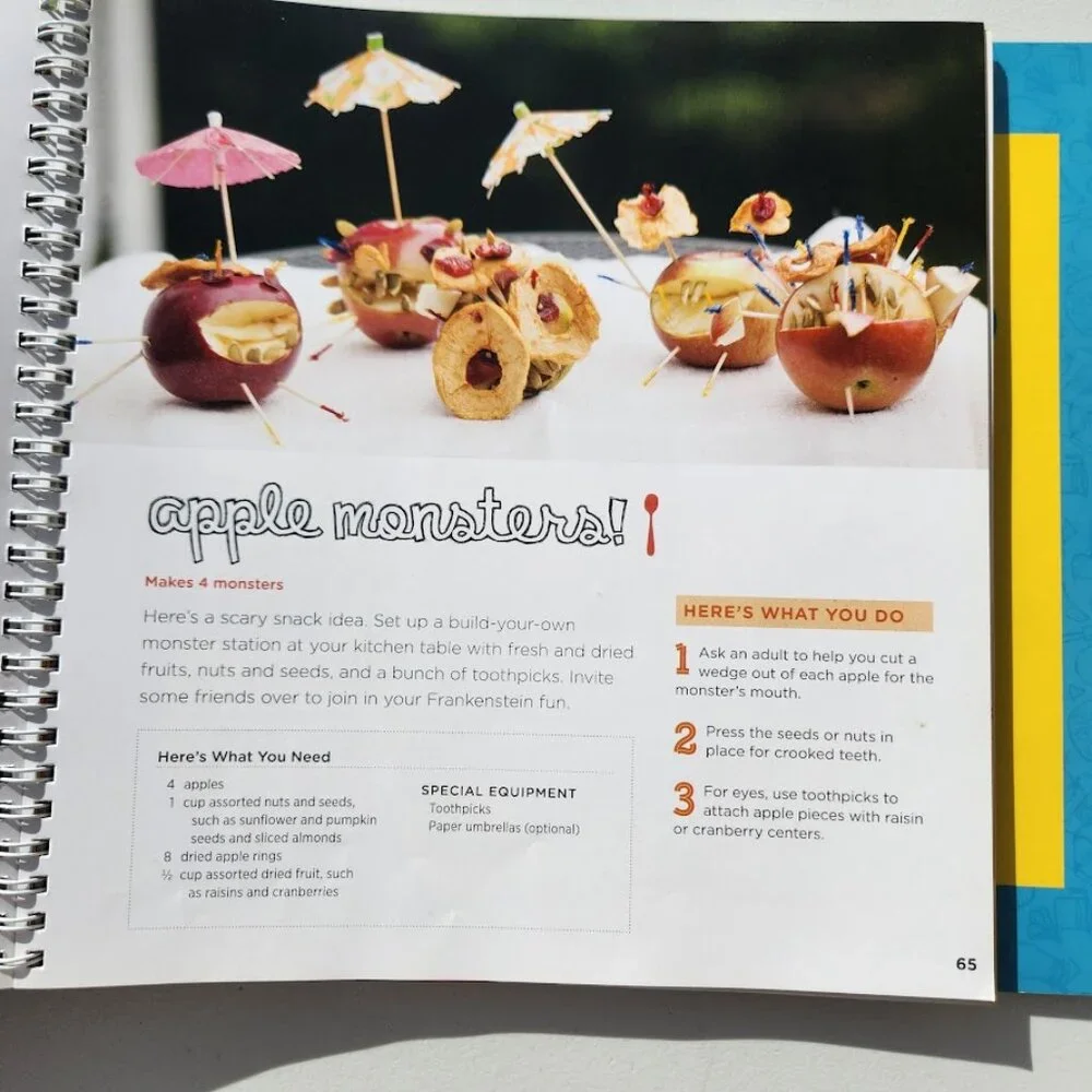 Cooking Class 57 Fun Recipes Kids Cookbook Book Recipe Cards Stickers
